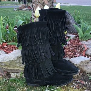👢 Minnetonka Fringe boots 👢